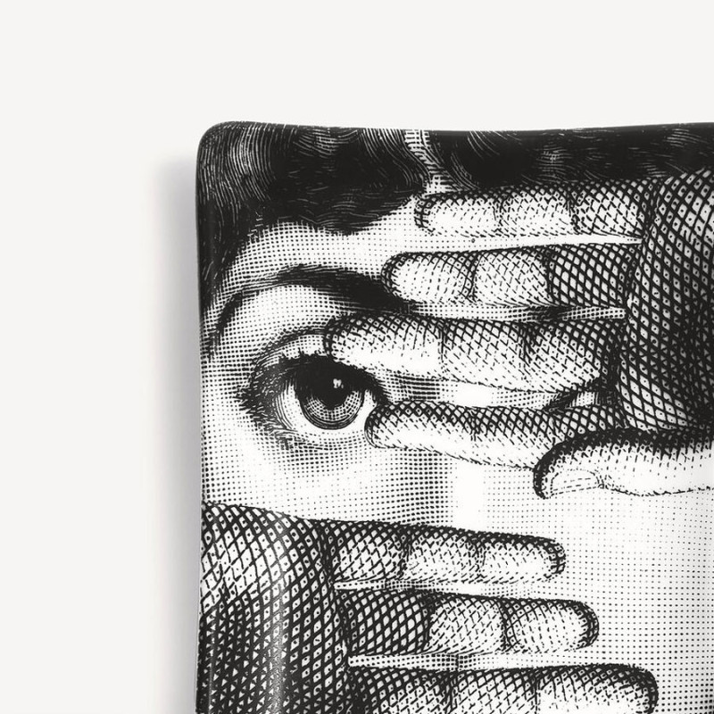 FORNASETTI - Posacenere Rettangolare Tema e Variazioni n.154