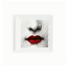 FORNASETTI - Piatto Quadrato Red Lips Tema e Variazioni n.397