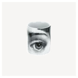 FORNASETTI - Portamatite Occhi Bianco/Nero