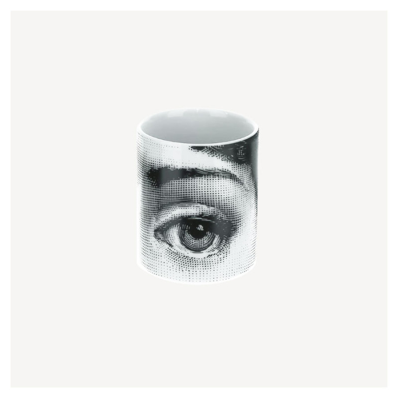 FORNASETTI - Portamatite Occhi Bianco/Nero