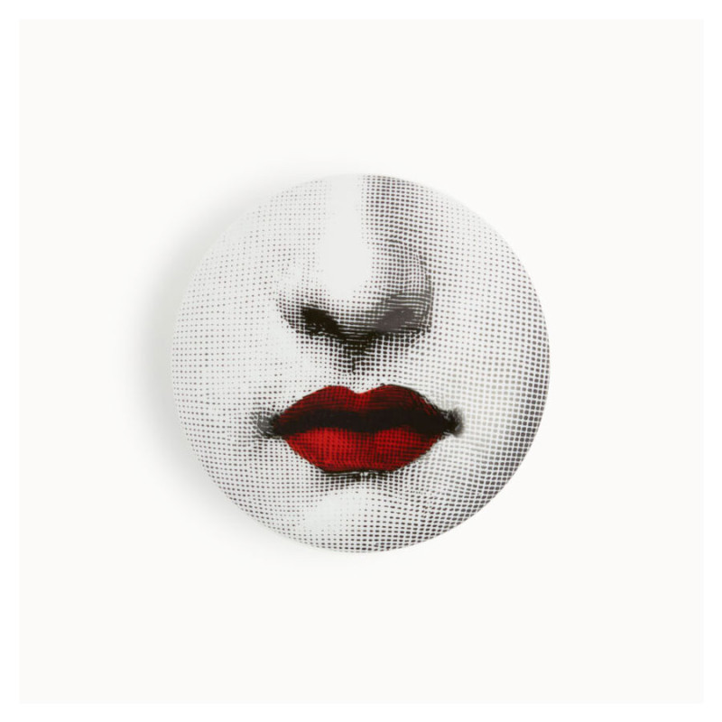 FORNASETTI - Scatola Tonda Red Lips Tema e Variazioni n.397