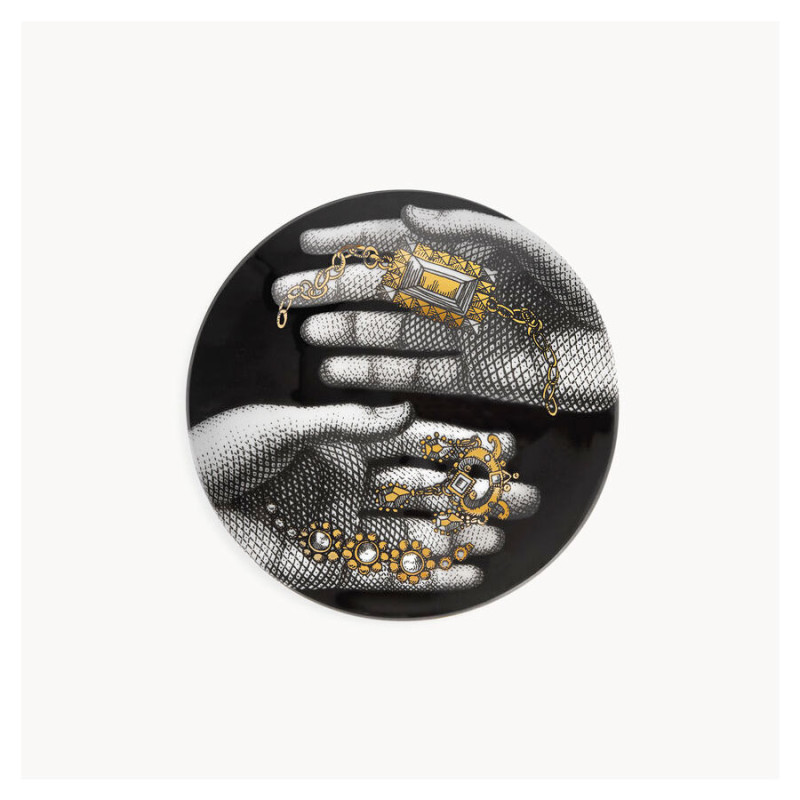 FORNASETTI - Scatola Tonda Mano con Gioielli