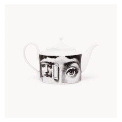 FORNASETTI - Teiera Tema e Variazioni in Bianco/Nero