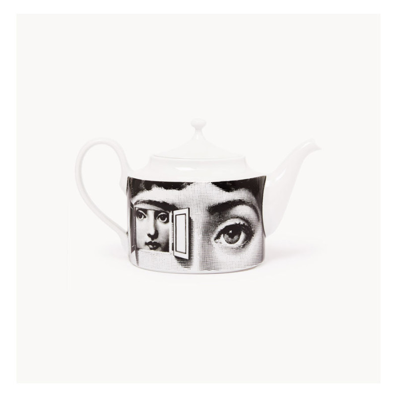 FORNASETTI - Teiera Tema e Variazioni in Bianco/Nero