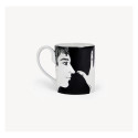 FORNASETTI - Mug Marameo Bianco/Nero