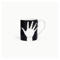 FORNASETTI - Mug Marameo Bianco/Nero