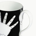 FORNASETTI - Mug Marameo Bianco/Nero