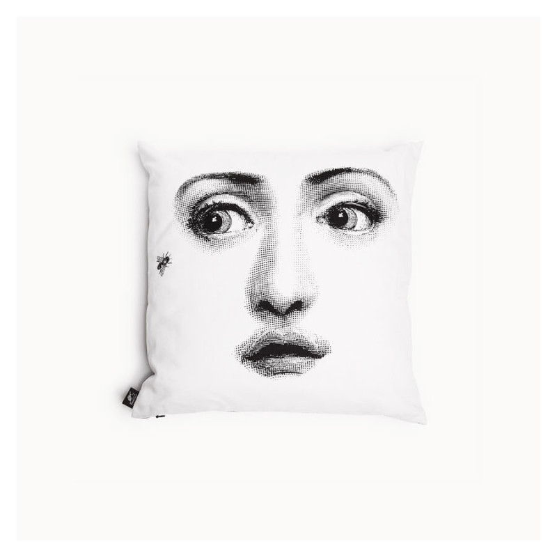 FORNASETTI - Cuscino Ape in Bianco/Nero
