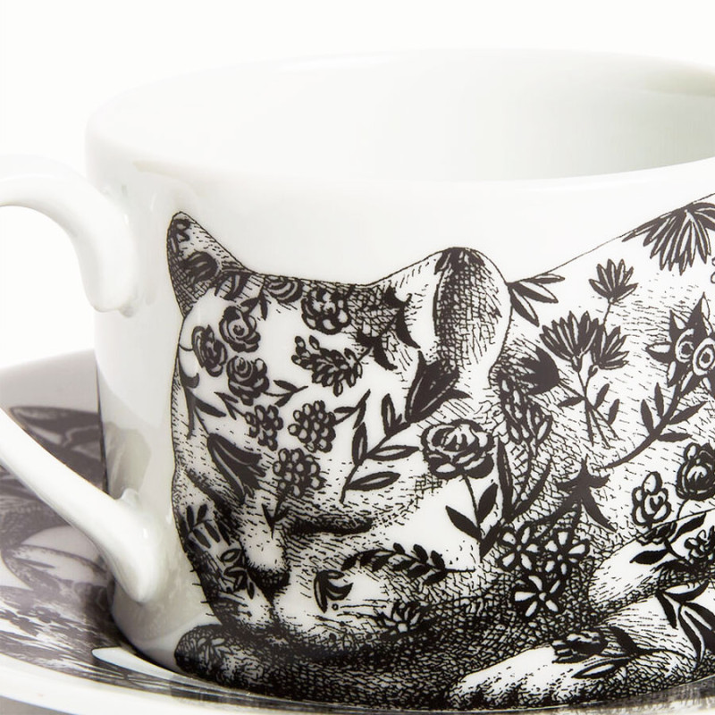 FORNASETTI - Tazza Tè High Fidelity Fiorato
