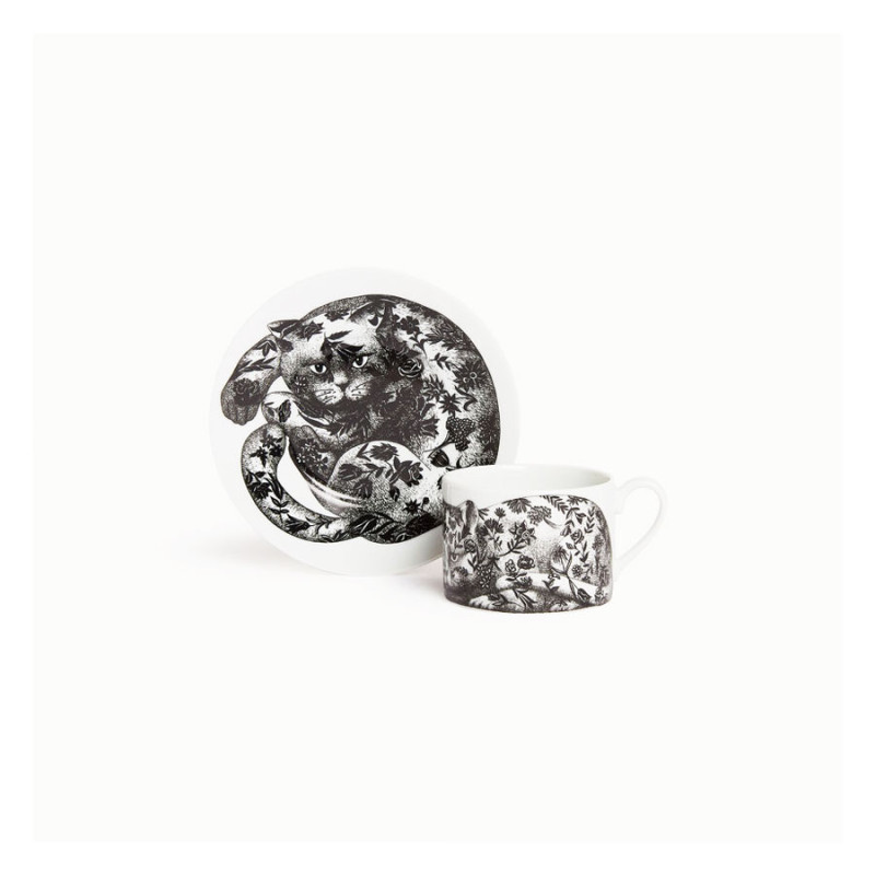 FORNASETTI - Tazza Tè High Fidelity Fiorato