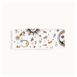 FORNASETTI - Vassoio Astronomici in Bianco/Nero/Oro