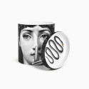 FORNASETTI - 'NEL MENTRE' Candela Profumata Decoro Mascherina