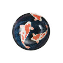 SOPHA DIFFUSION - Bowl Media Giapponese in Ceramica Mino-Ware 'Carpe Koi'