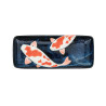 SOPHA DIFFUSION - Piatto Giapponese in Ceramica Mino-Ware 'Carpe Koi'