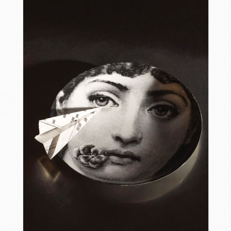 FORNASETTI - Piatto Tema e Variazioni n.137 Bianco/Nero