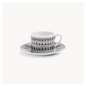 FORNASETTI - Tazza Tè Architettura in Bianco e Nero