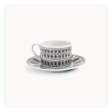 FORNASETTI - Tazza Tè Architettura in Bianco e Nero