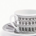 FORNASETTI - Tazza Tè Architettura in Bianco e Nero