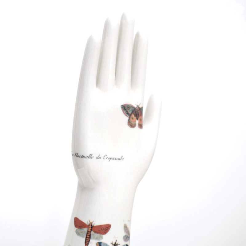 Vito Nesta - Mano Anatomica Con Decorazione 'Farfalle'