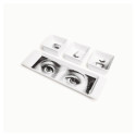 FORNASETTI - Antipastiera 'I Sensi' Bianco/Nero