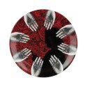 FORNASETTI - Piatto Mani 'Don Giovanni' Bianco/Nero/Rosso