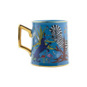 Ortigia Sicilia - Tazza in Ceramica Blu 'Jungle'